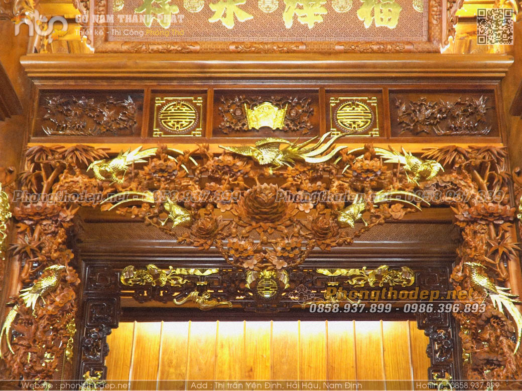 Thi công phòng thờ đẹp tại Hà Nội